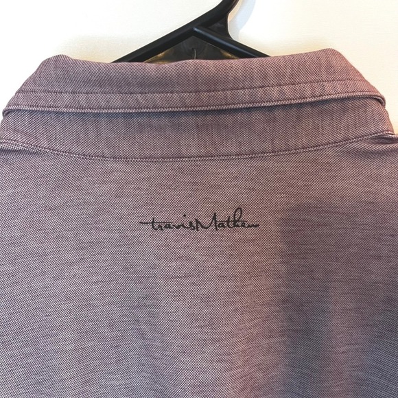 Travis Mathew Polo Purple Short Sleeve Casual Golf Menswear Large - Picture 10 of 10